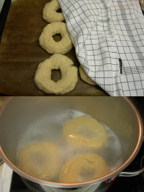 DIY bagels that turned out okay but not exactly excellent